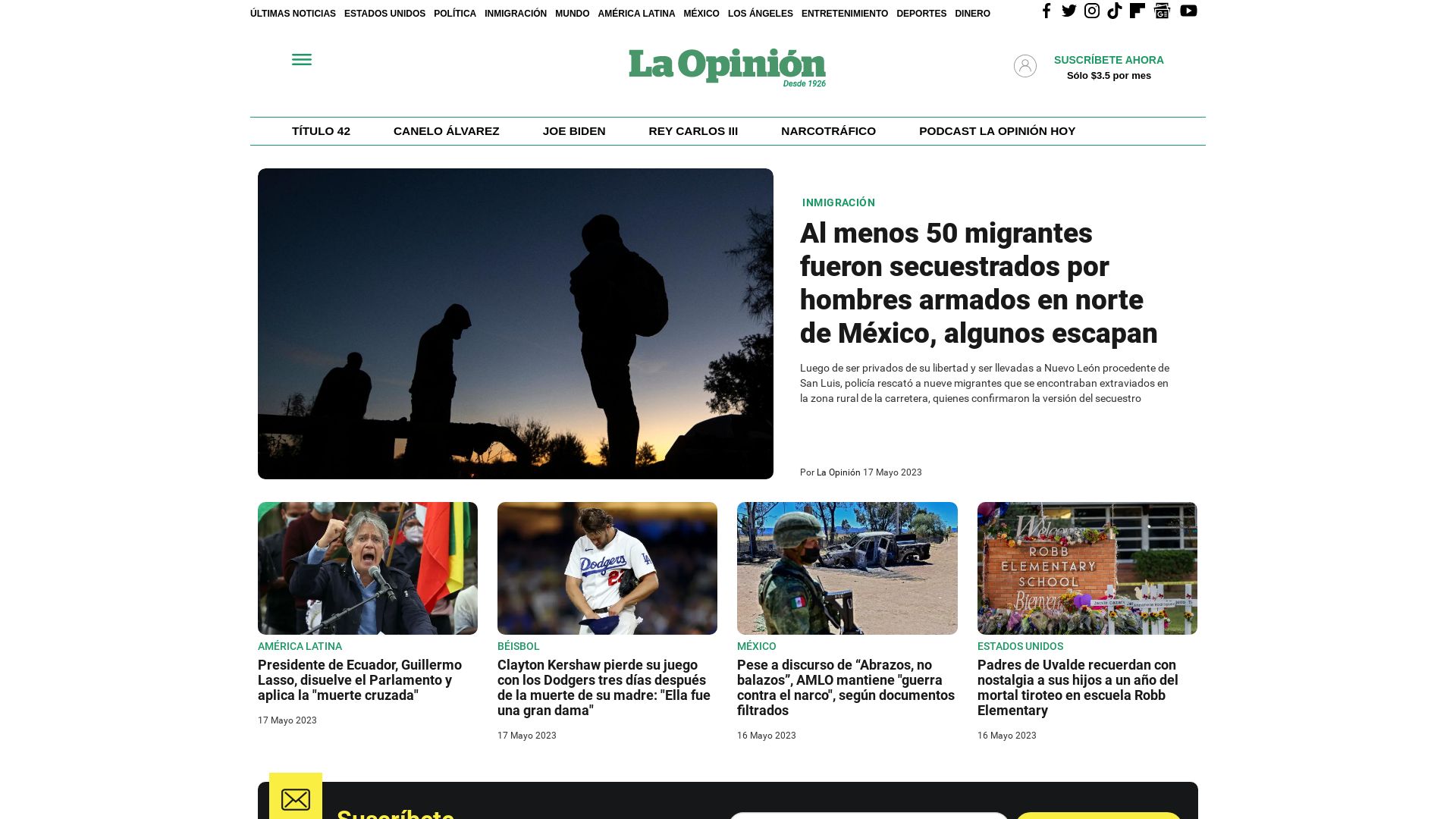 Website status laopinion.com is   ONLINE