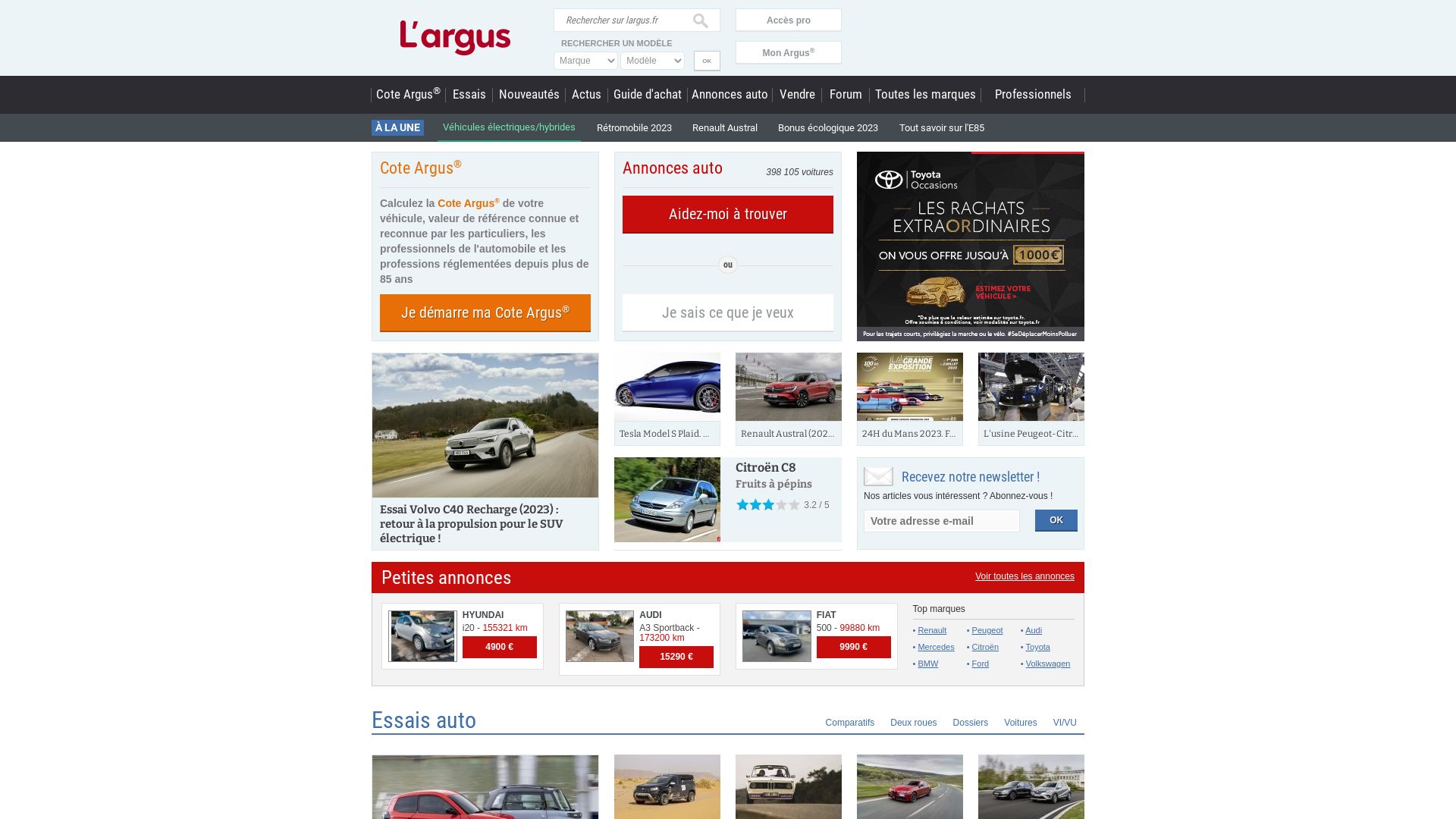 Website status largus.fr is   ONLINE