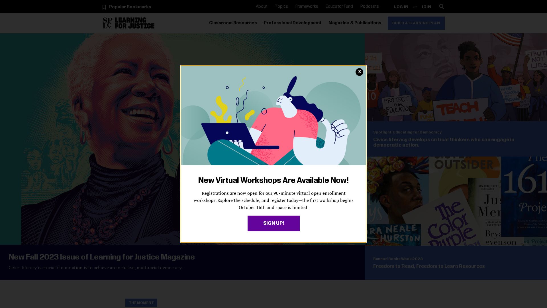 Website status learningforjustice.org is   ONLINE