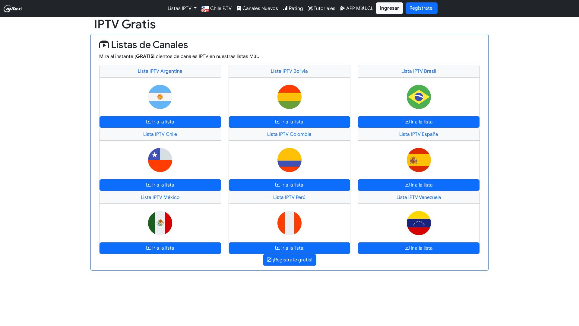 Website status m3u.cl is   ONLINE