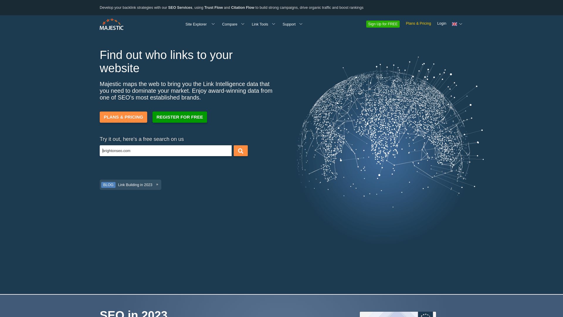 Website status majesticseo.com is   ONLINE