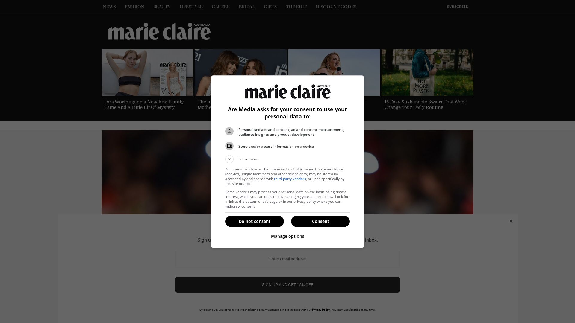Website status marieclaire.com.au is   ONLINE