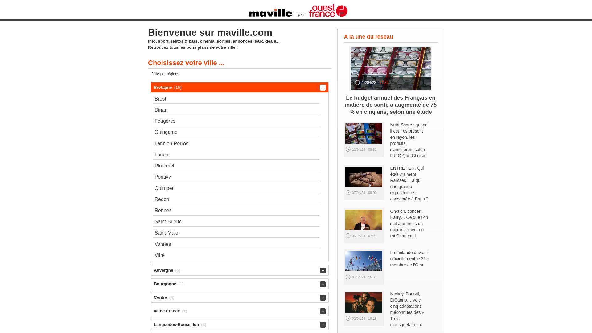 Website status maville.com is   ONLINE