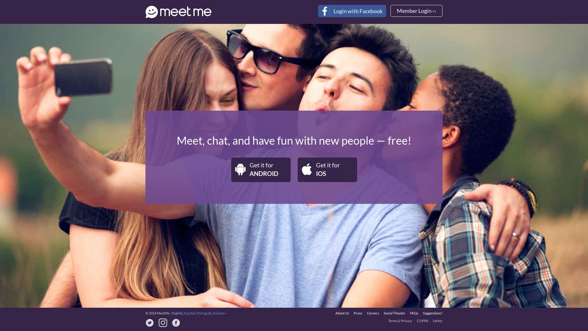 Website status meet.me is   ONLINE