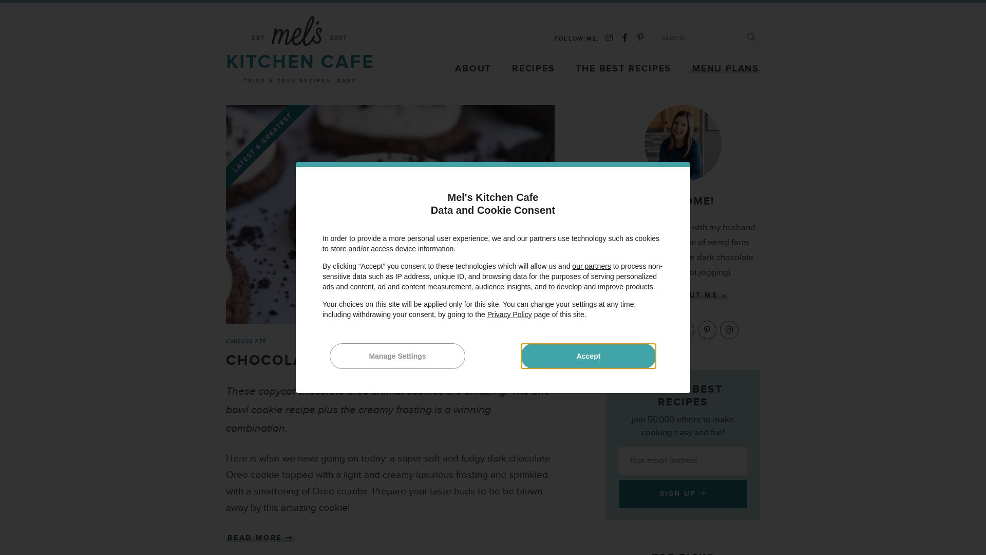 Website status melskitchencafe.com is   ONLINE