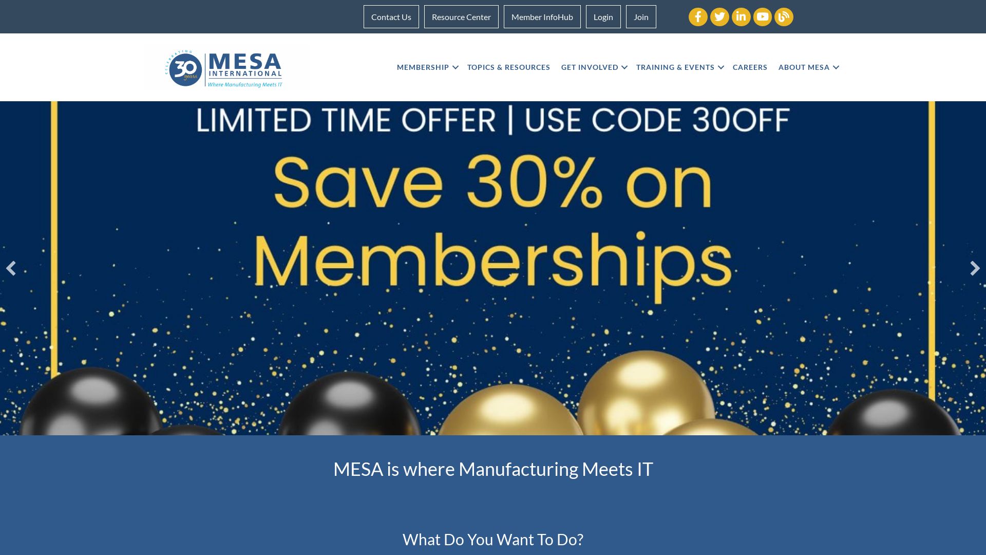 Website status mesa.org is   ONLINE