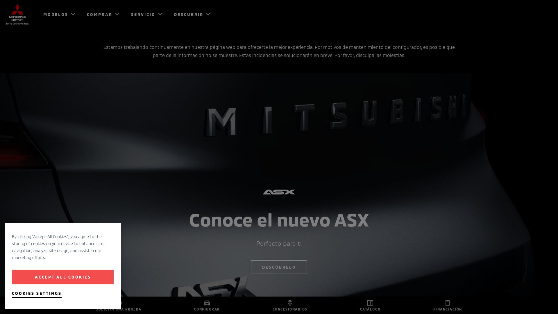 Website status mitsubishi-motors.es is   ONLINE