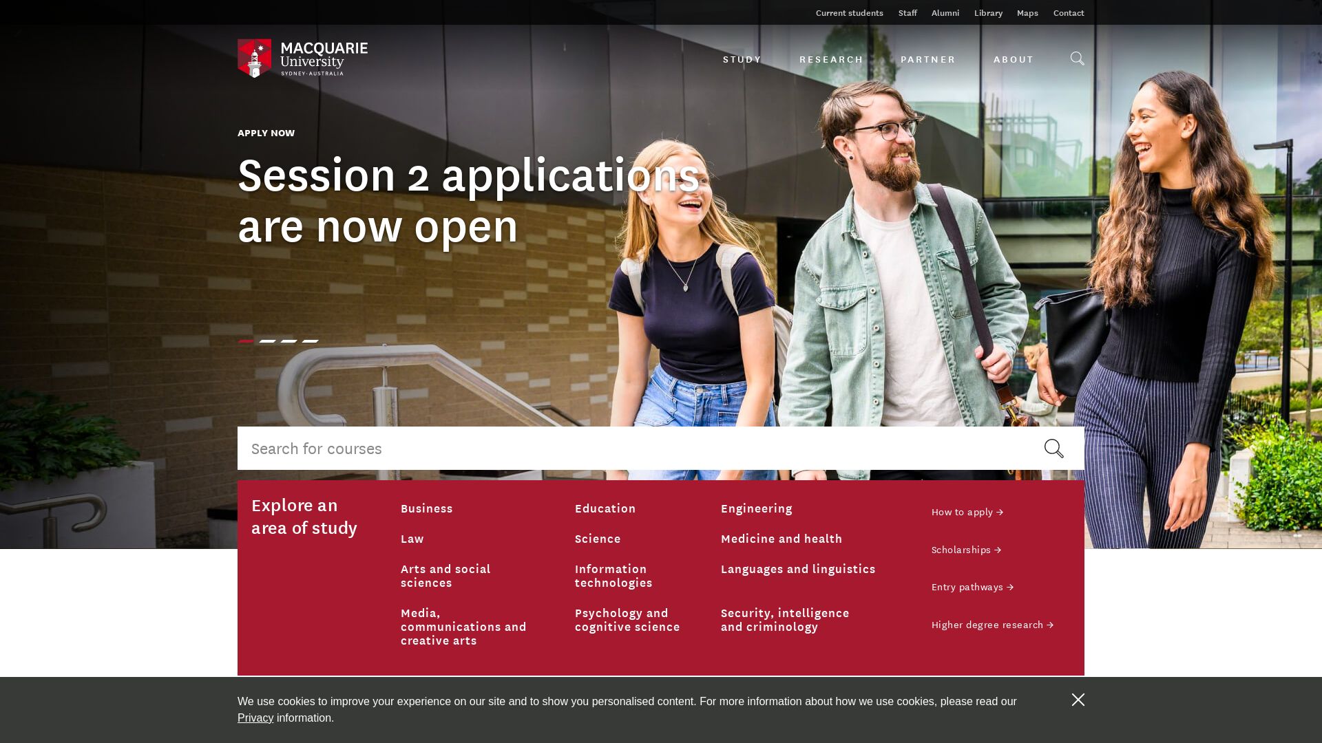 Website status mq.edu.au is   ONLINE