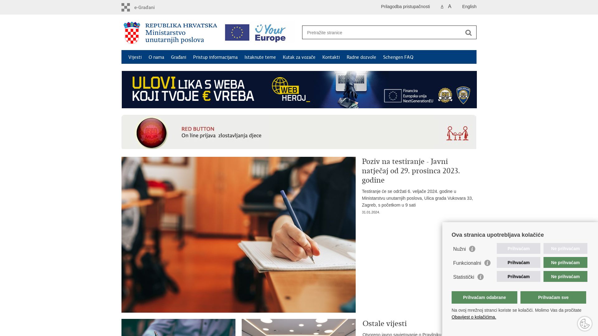 Website status mup.hr is   ONLINE
