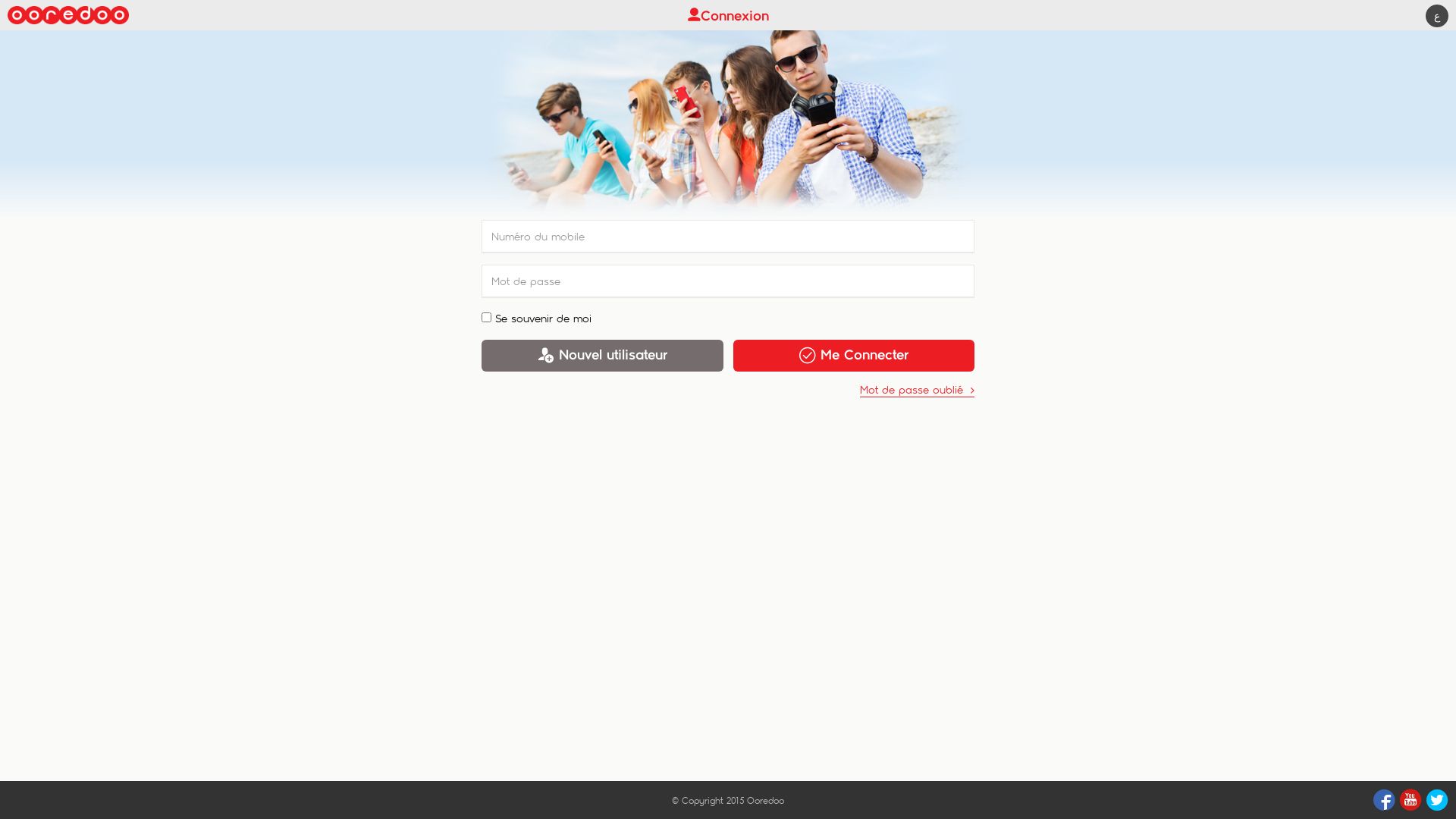Website status my.ooredoo.dz is   ONLINE