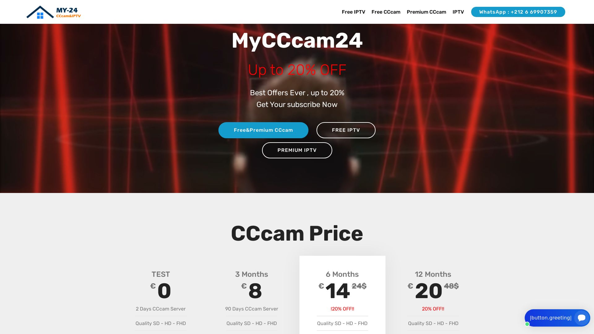 Website status mycccam24.com is   ONLINE