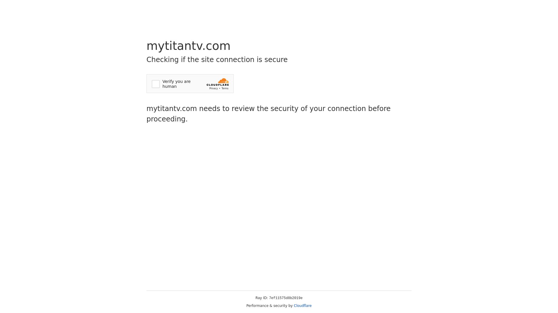 Website status mytitantv.com is   ONLINE