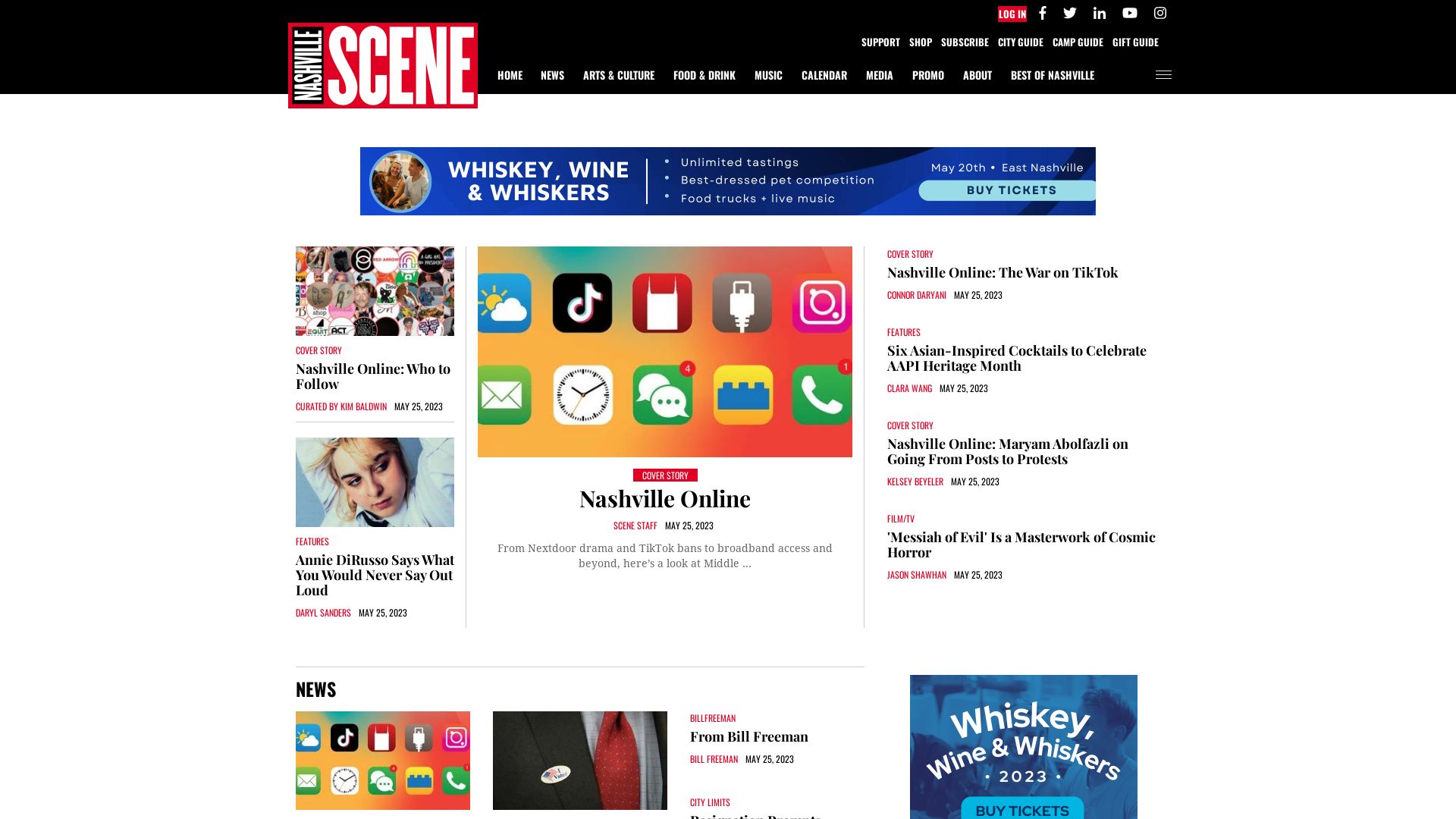 Website status nashvillescene.com is   ONLINE