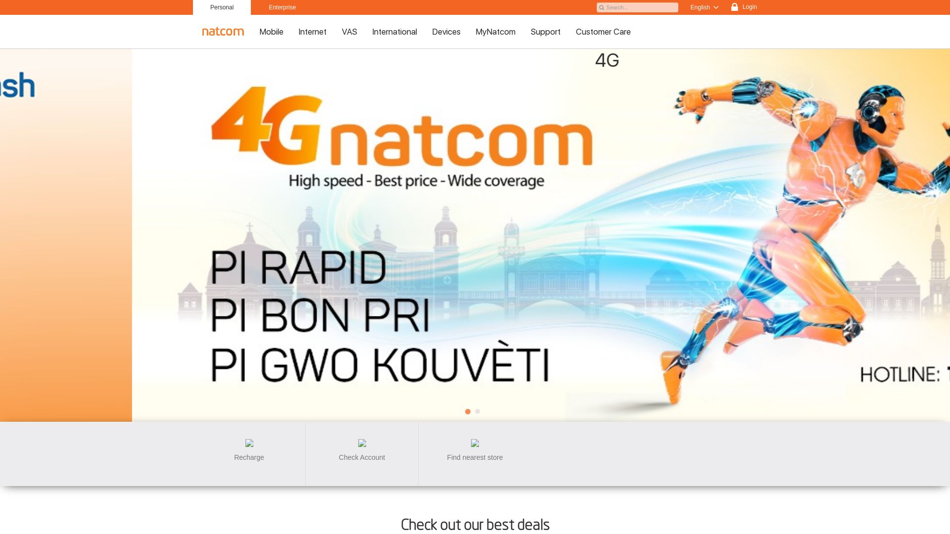 Website status natcom.com.ht is   ONLINE