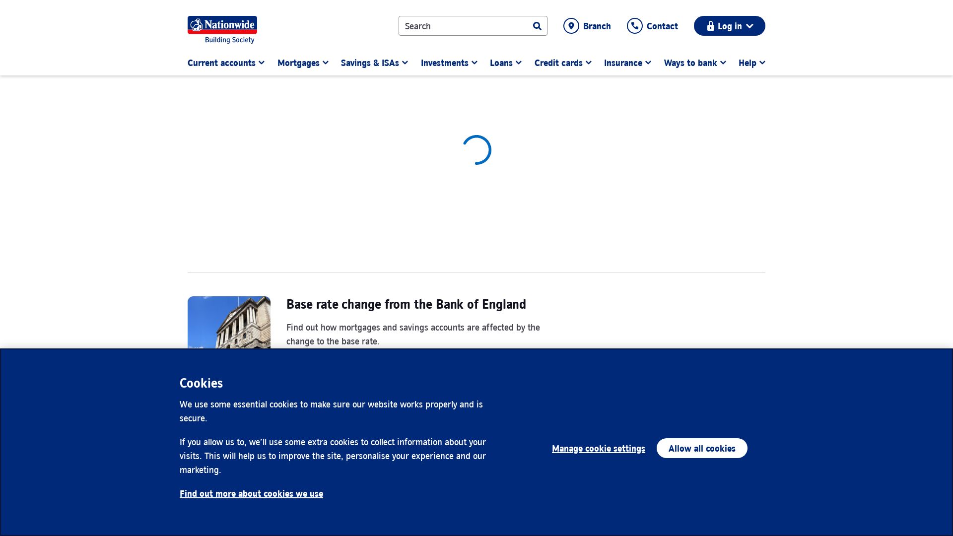 Website status nationwide.co.uk is   ONLINE