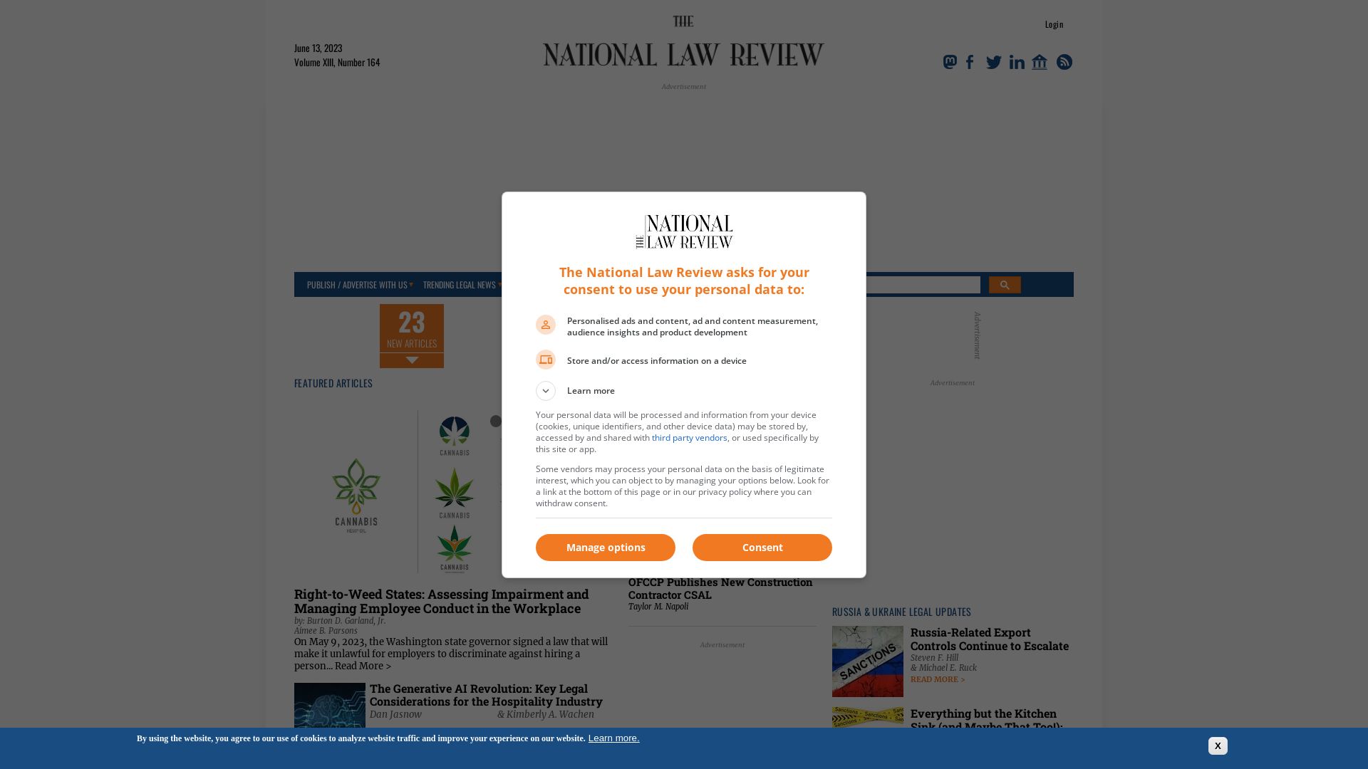 Website status natlawreview.com is   ONLINE