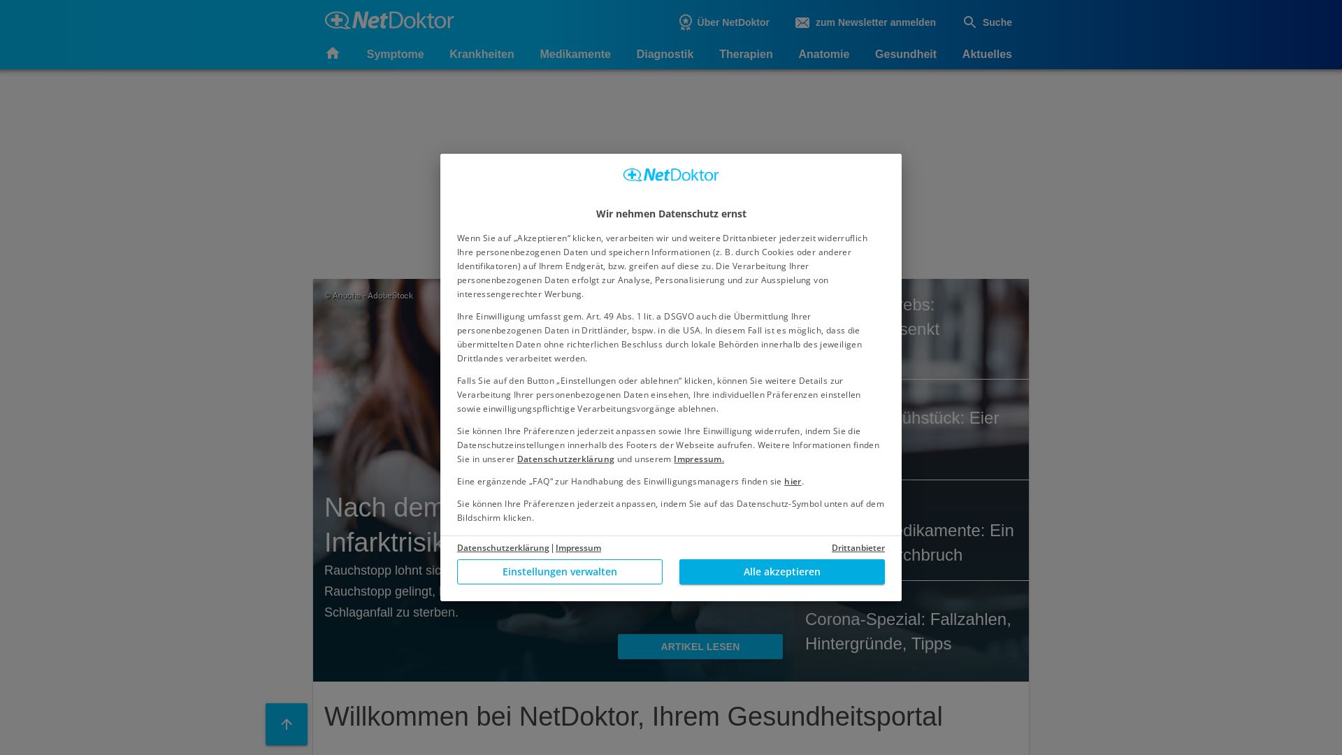 Website status netdoktor.de is   ONLINE