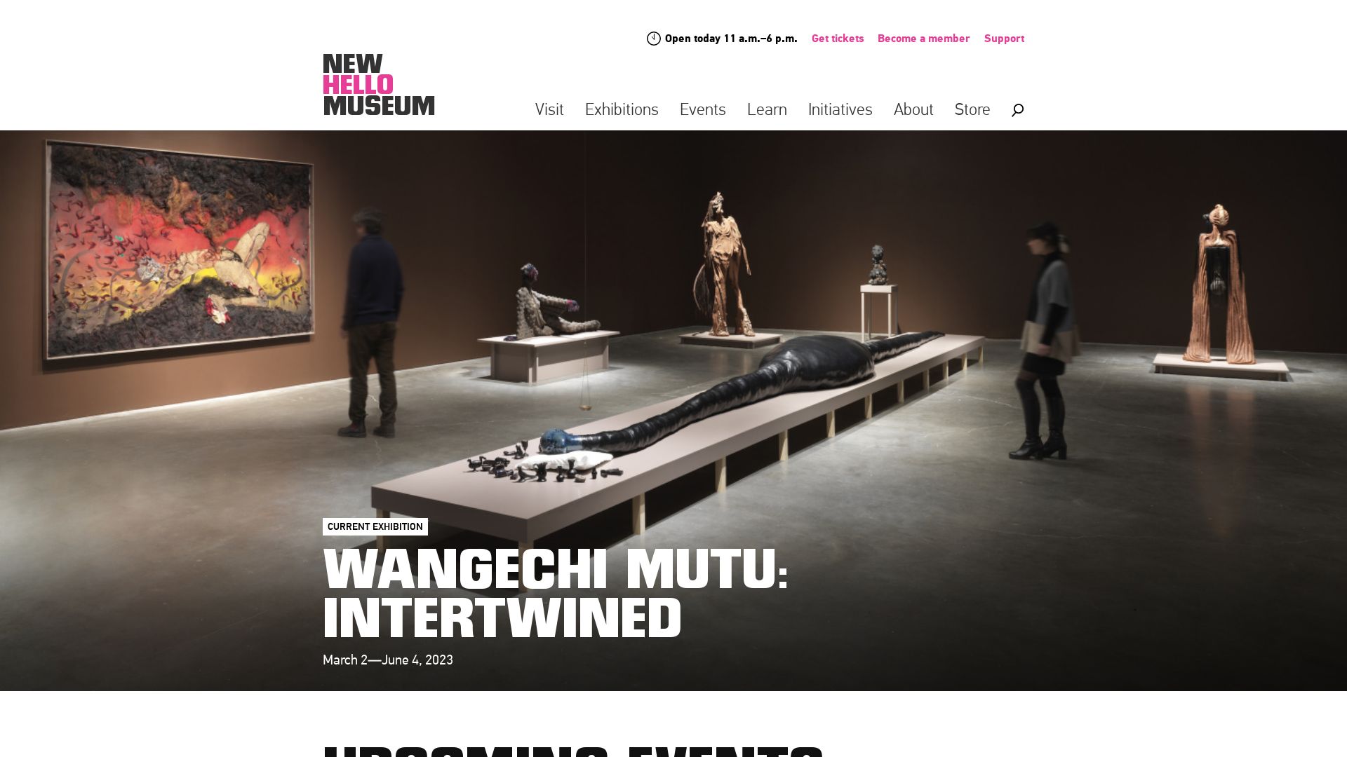 Website status newmuseum.org is   ONLINE