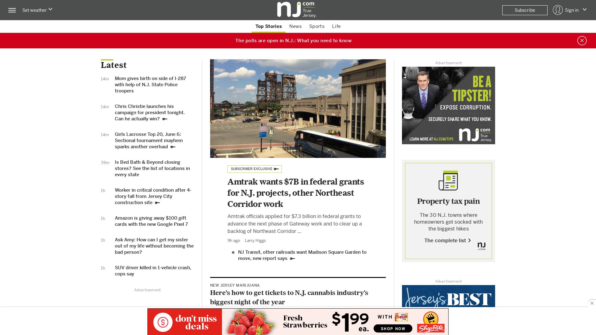 Website status nj.com is   ONLINE