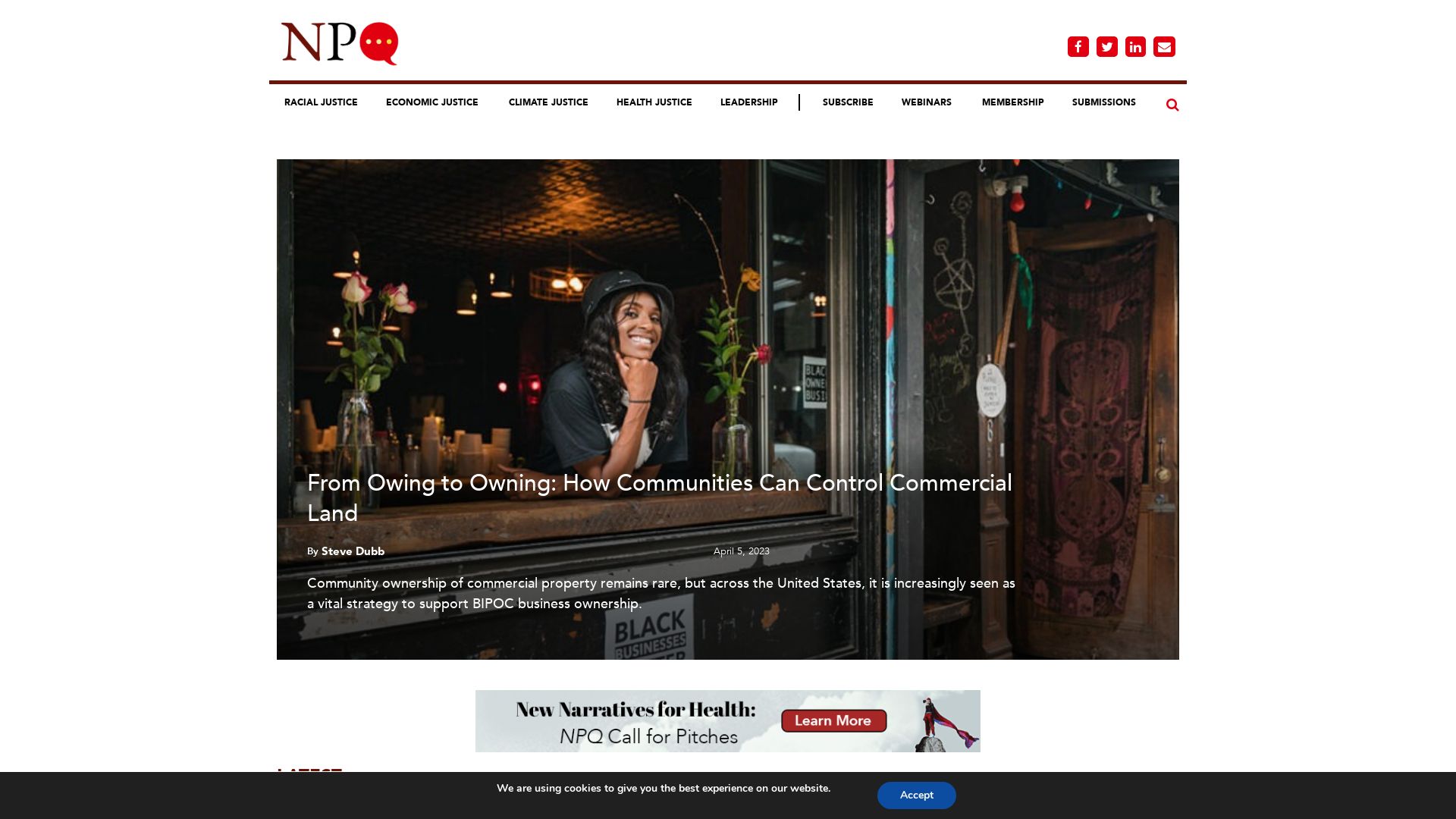 Website status nonprofitquarterly.org is   ONLINE