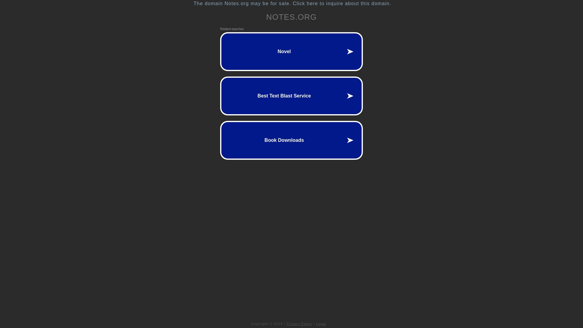 Website status notes.org is   ONLINE