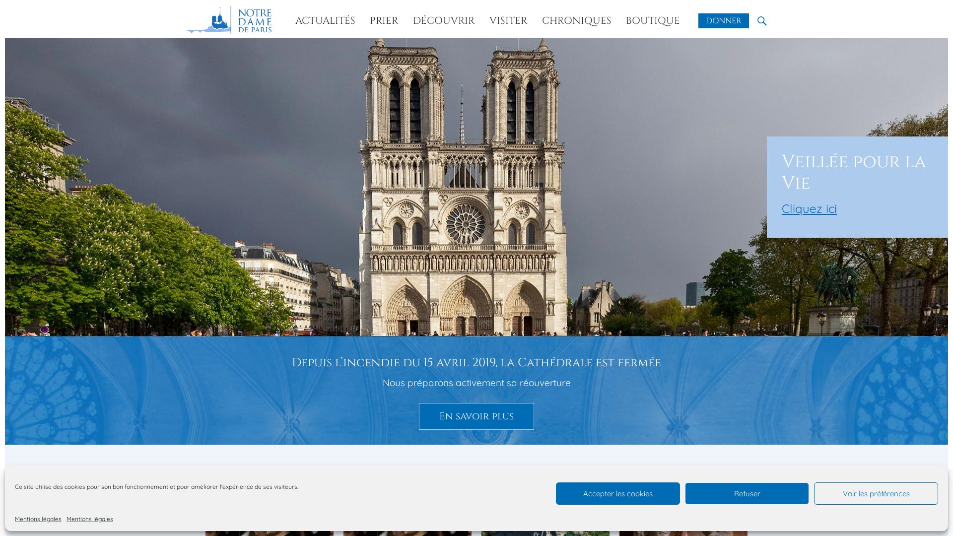 Website status notredamedeparis.fr is   ONLINE