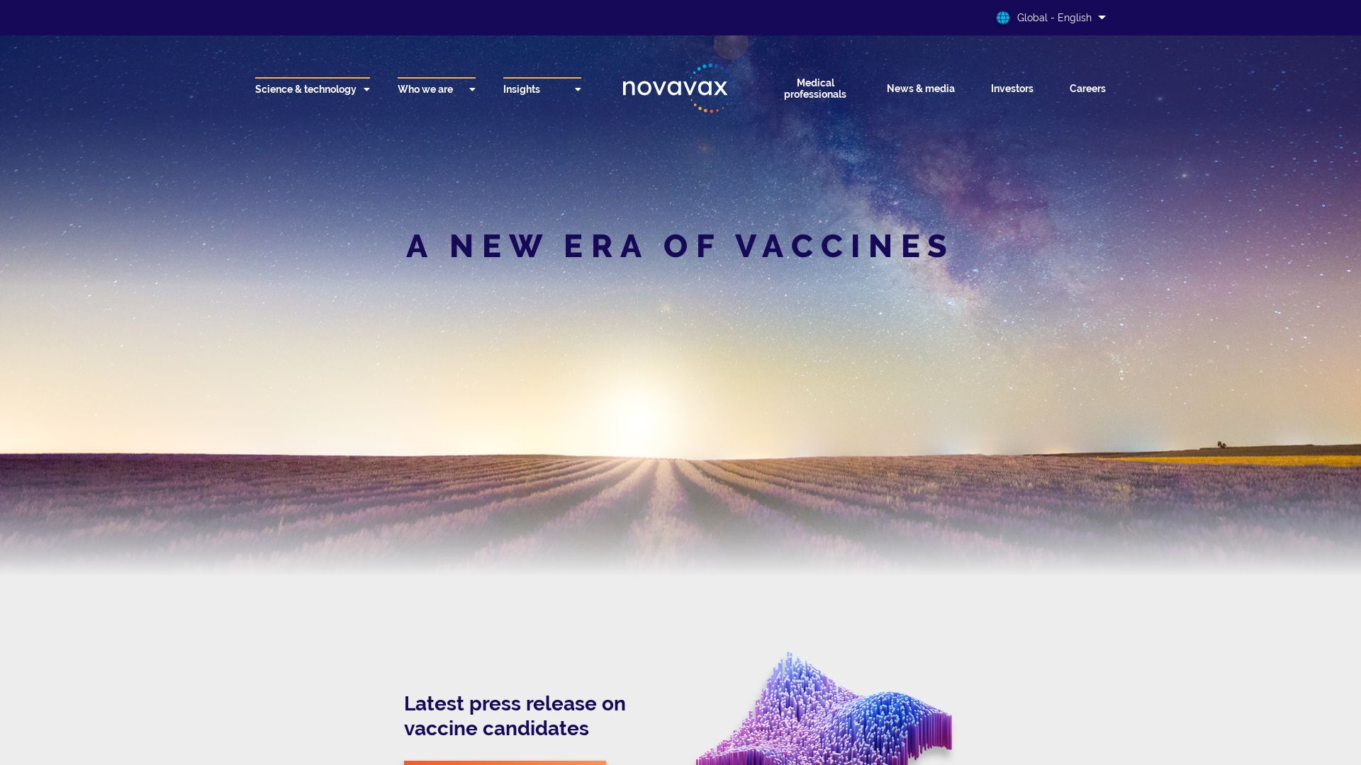 Website status novavax.com is   ONLINE
