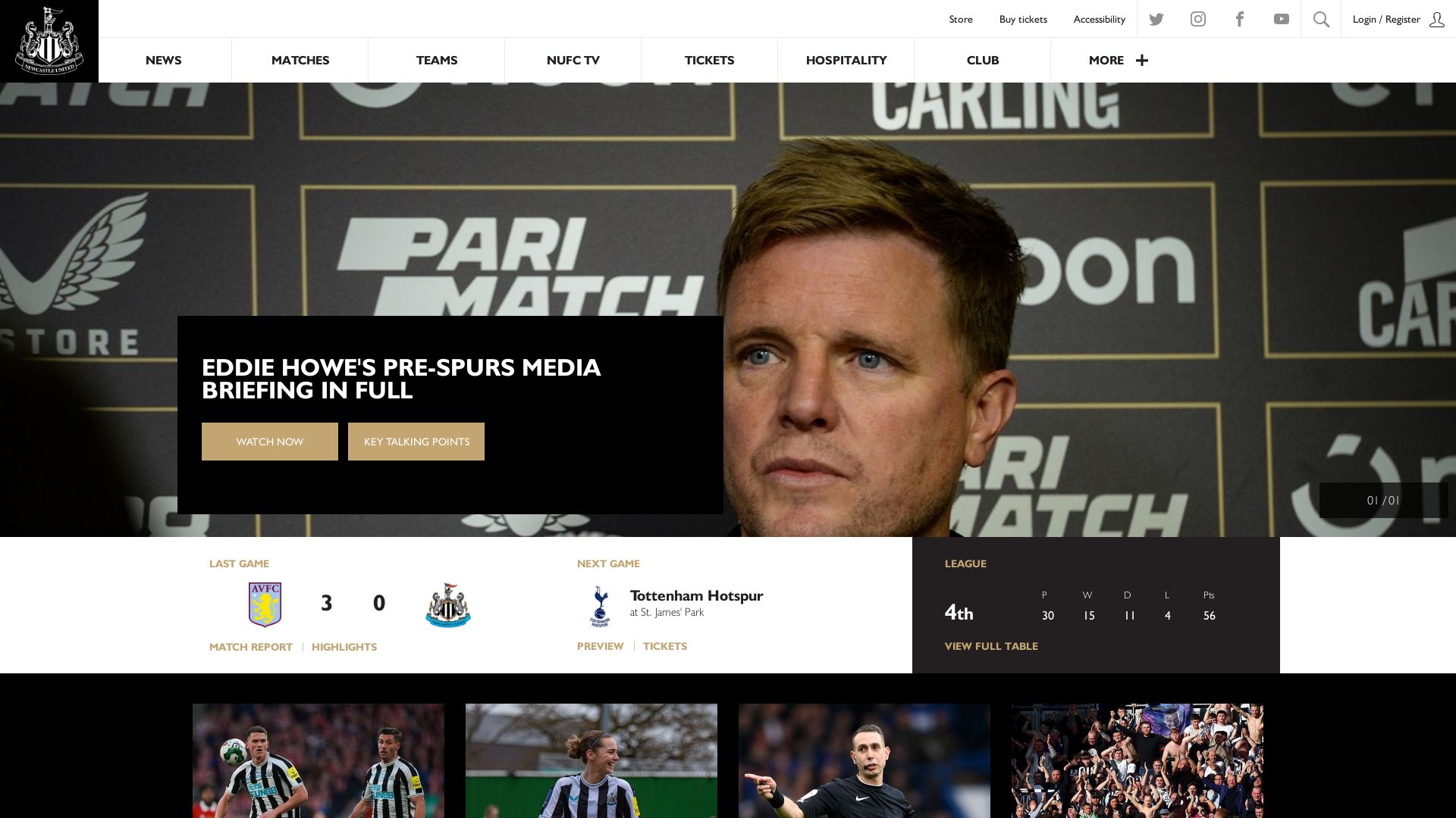 Website status nufc.co.uk is   ONLINE