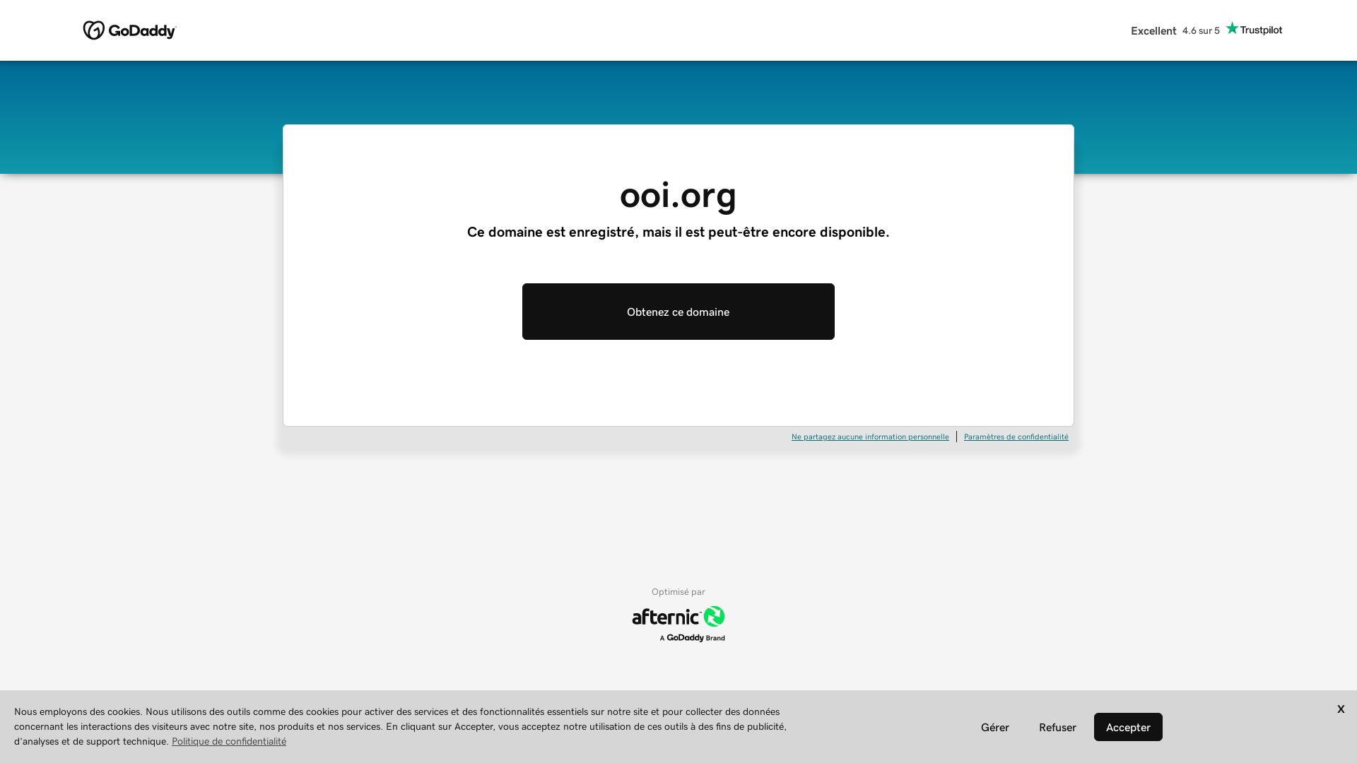 Website status ooi.org is   ONLINE