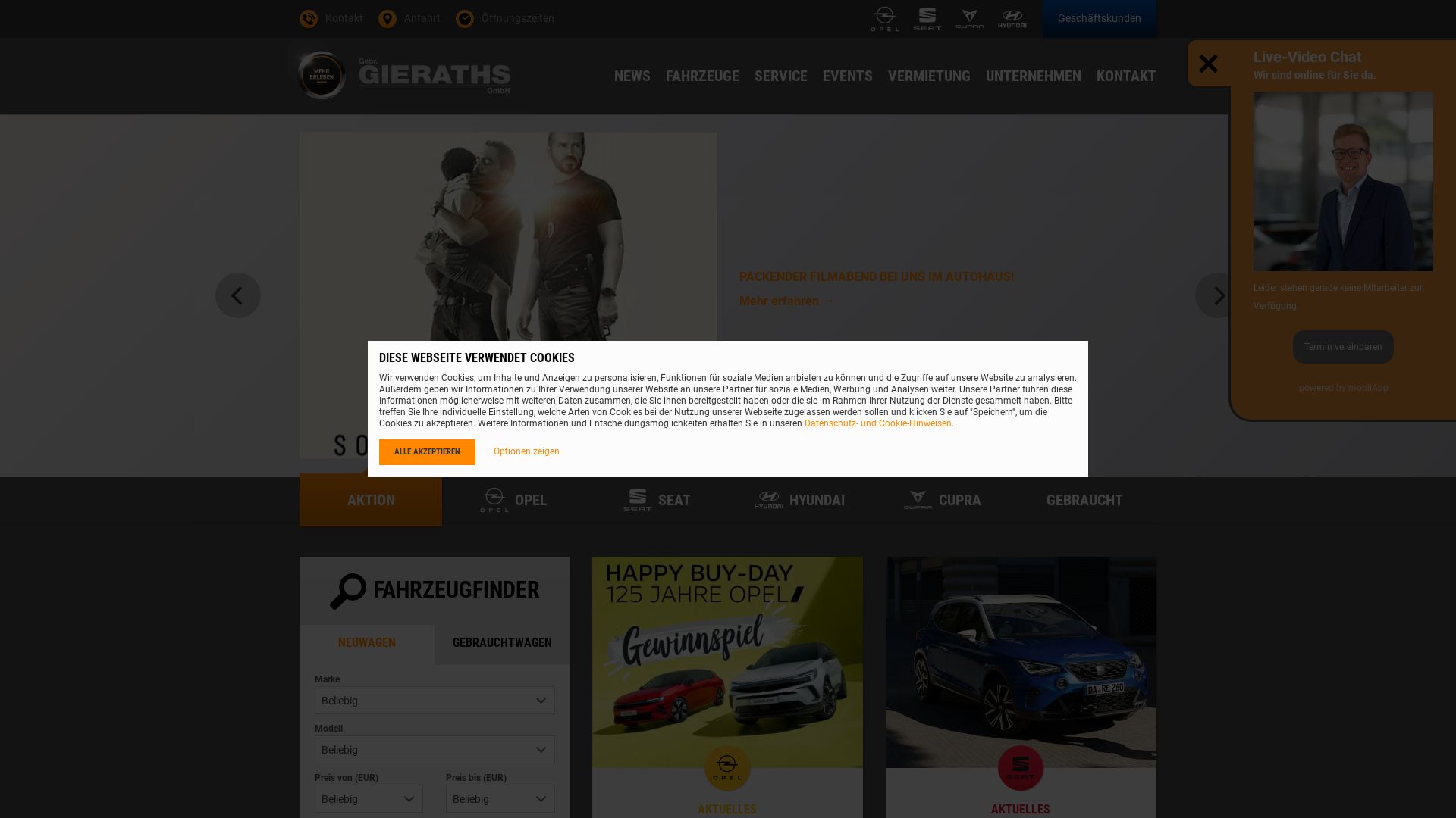 Website status opel-gieraths.de is   ONLINE