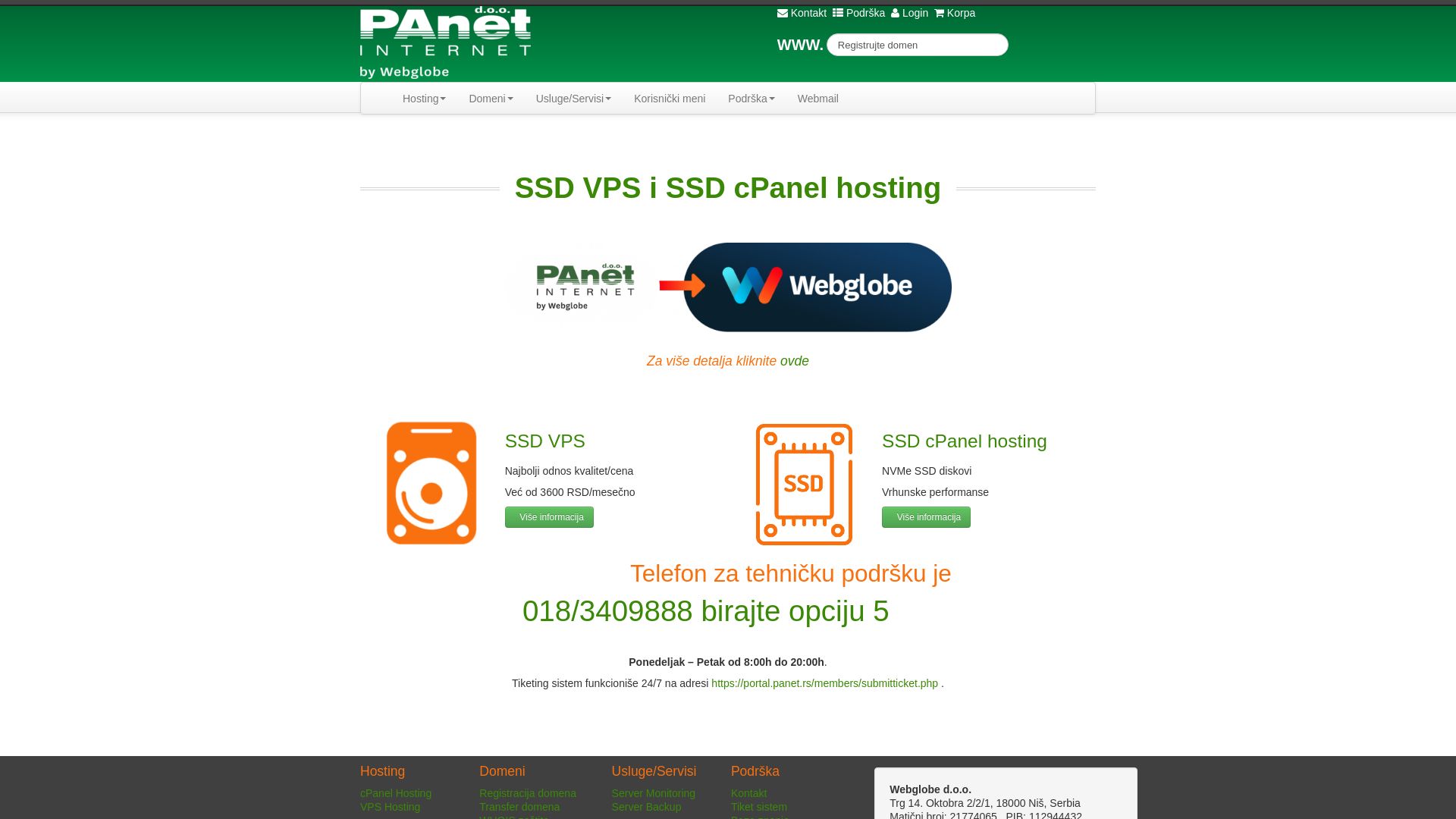 Website status panet.rs is   ONLINE
