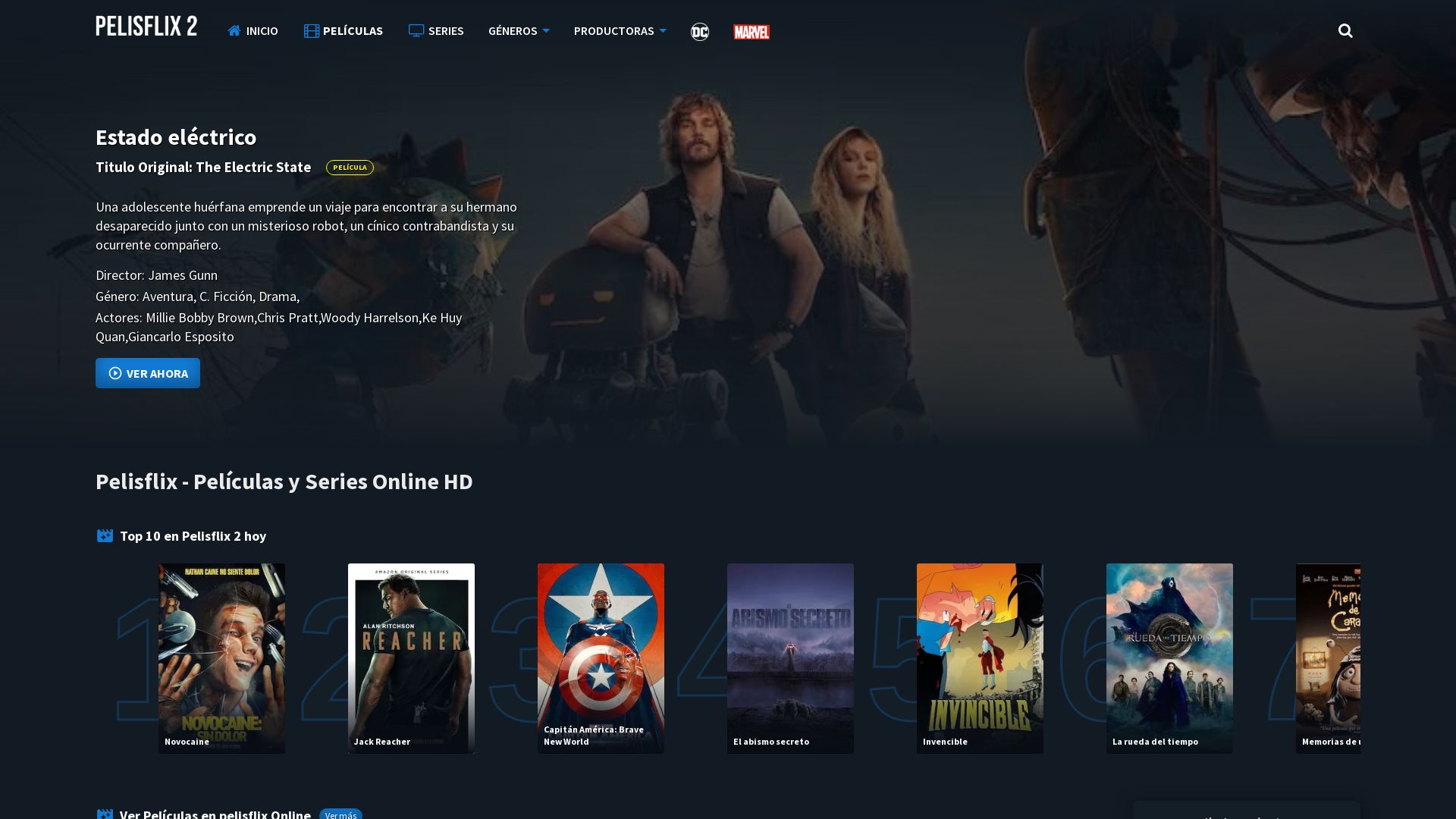 Website status pelisflix2.college is   ONLINE