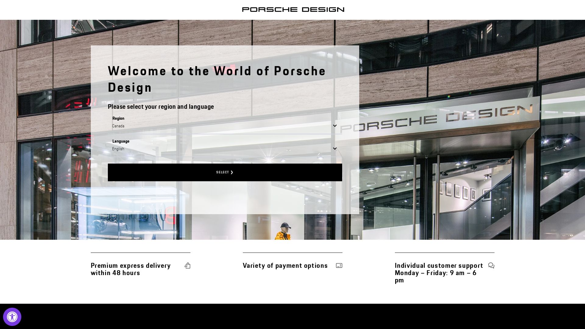 Website status porsche-design.com is   ONLINE
