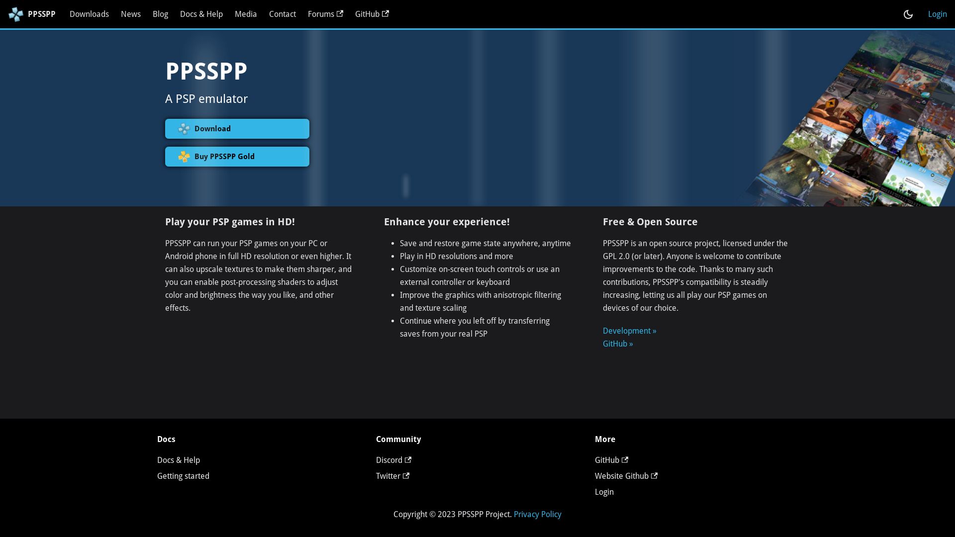 Website status ppsspp.org is   ONLINE