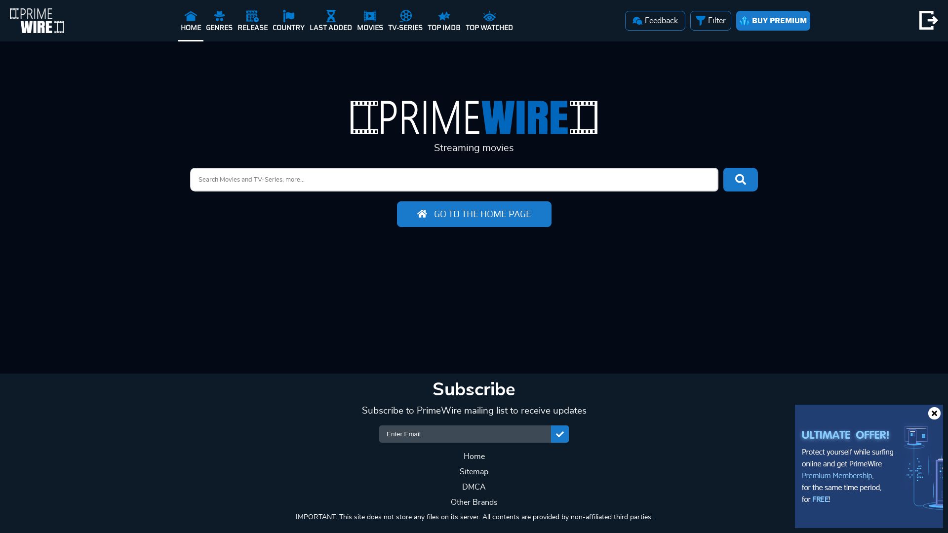 Website status primewire.show is   ONLINE