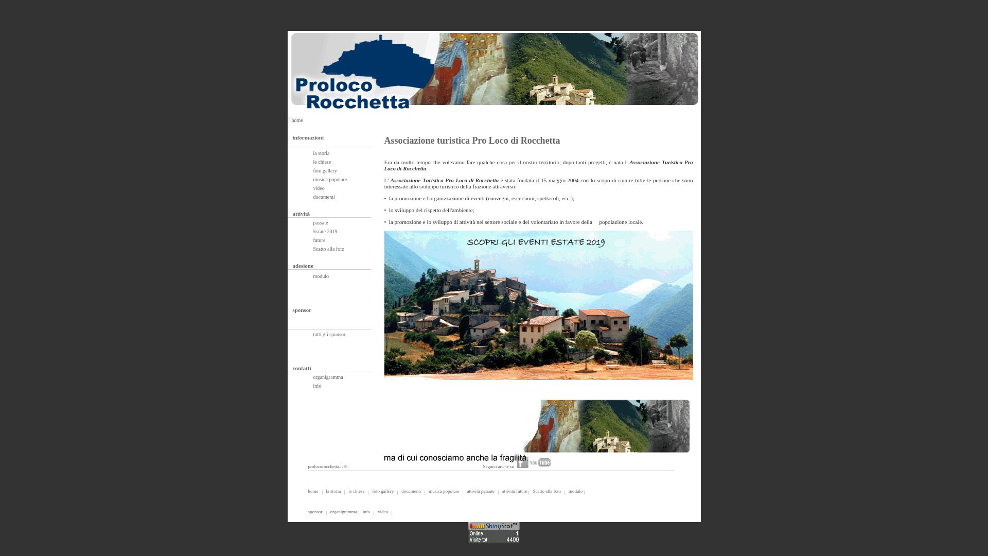 Website status prolocorocchetta.it is   ONLINE