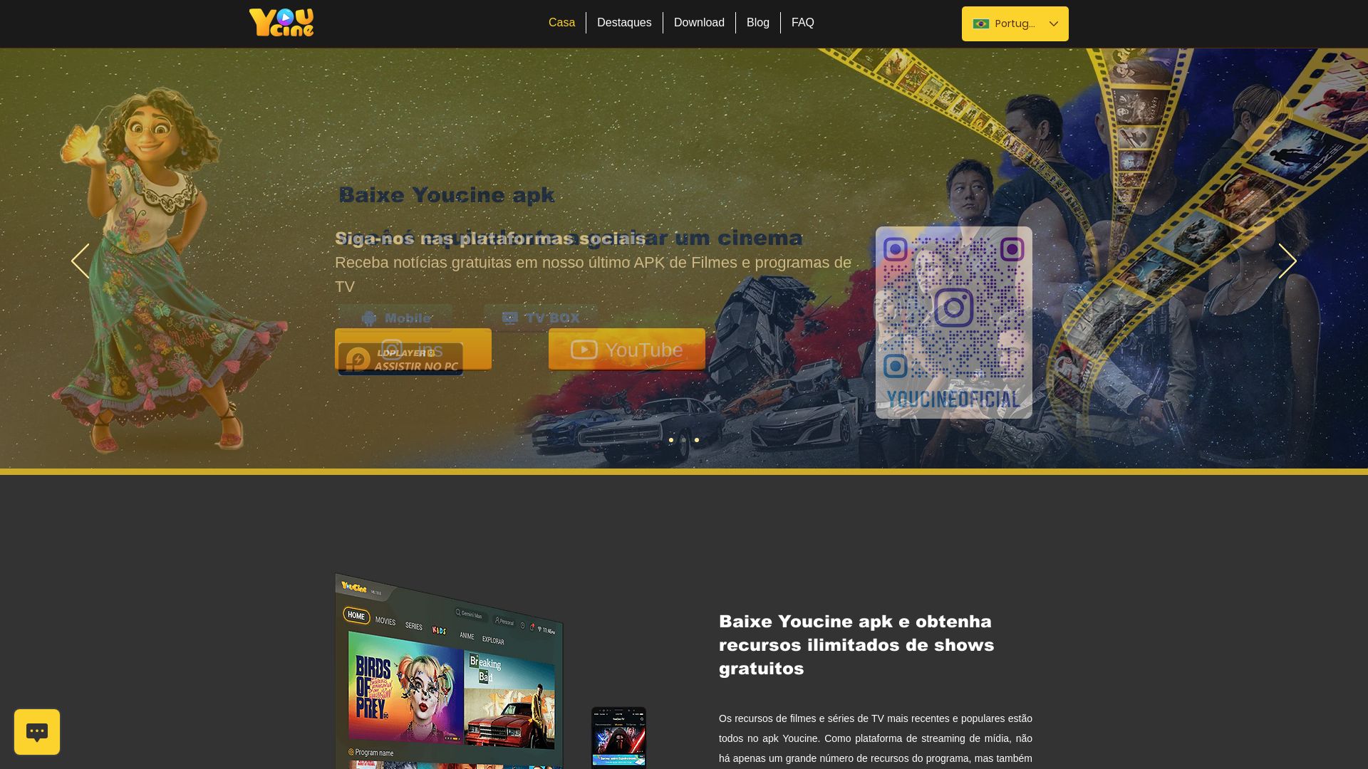 Website status pt.youcine.net is   ONLINE