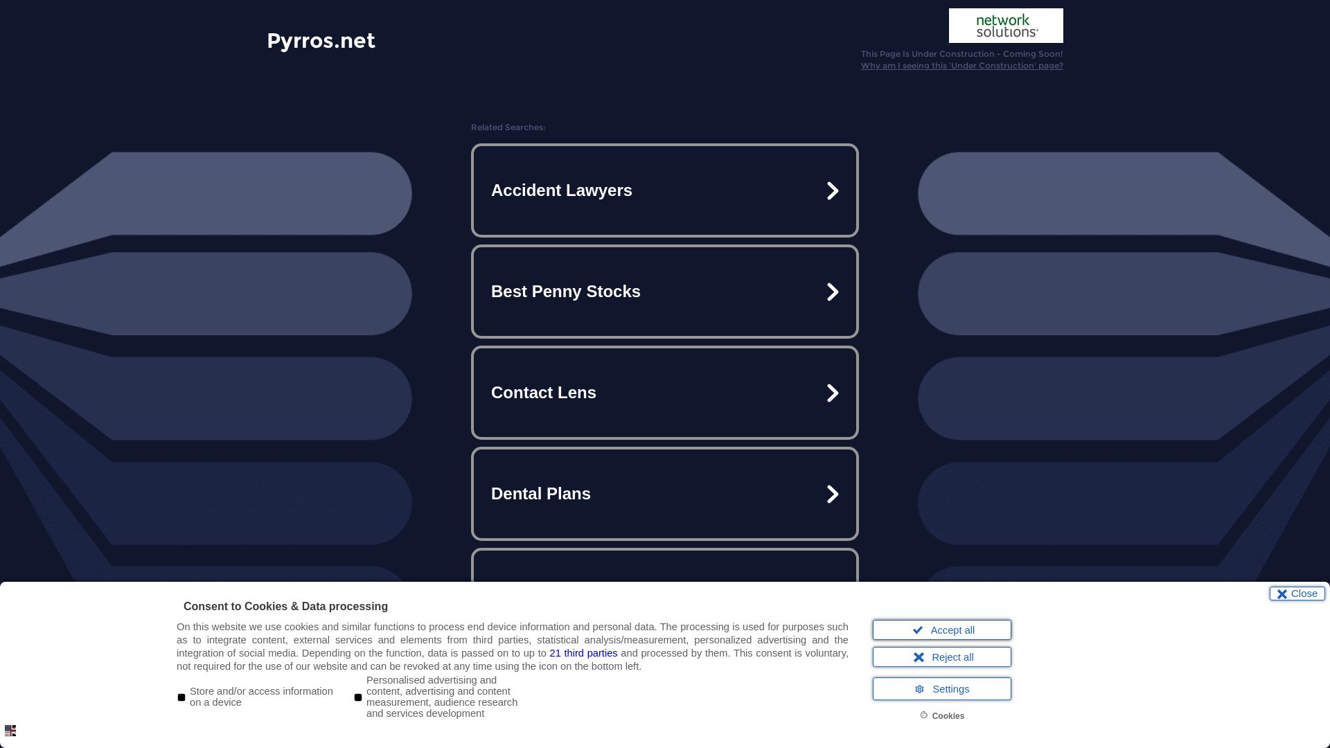 Website status pyrros.net is   ONLINE