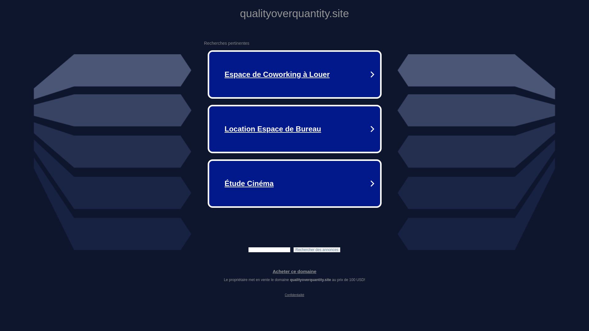 Website status qualityoverquantity.site is   ONLINE