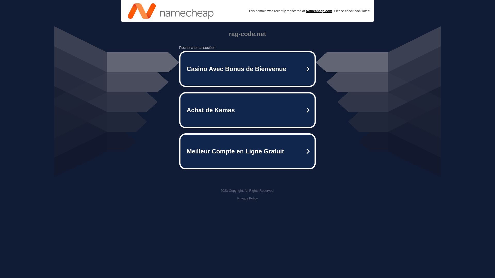 Website status rag-code.net is   ONLINE