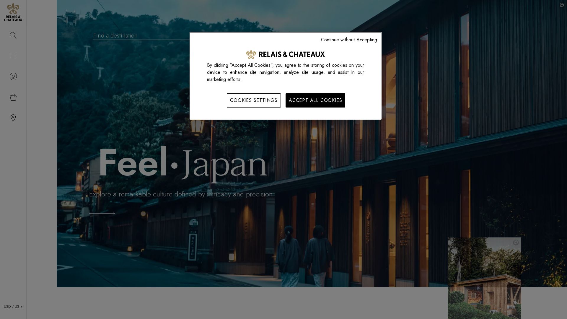 Website status relaischateaux.com is   ONLINE
