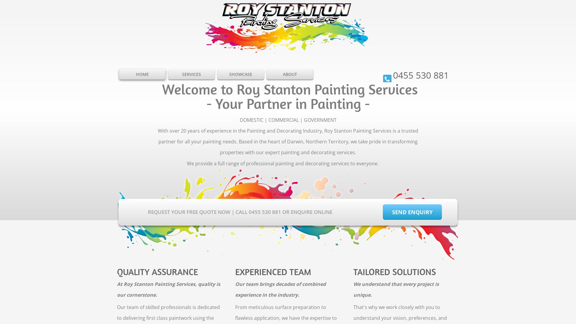 Website status roystantonpainting.com is   ONLINE