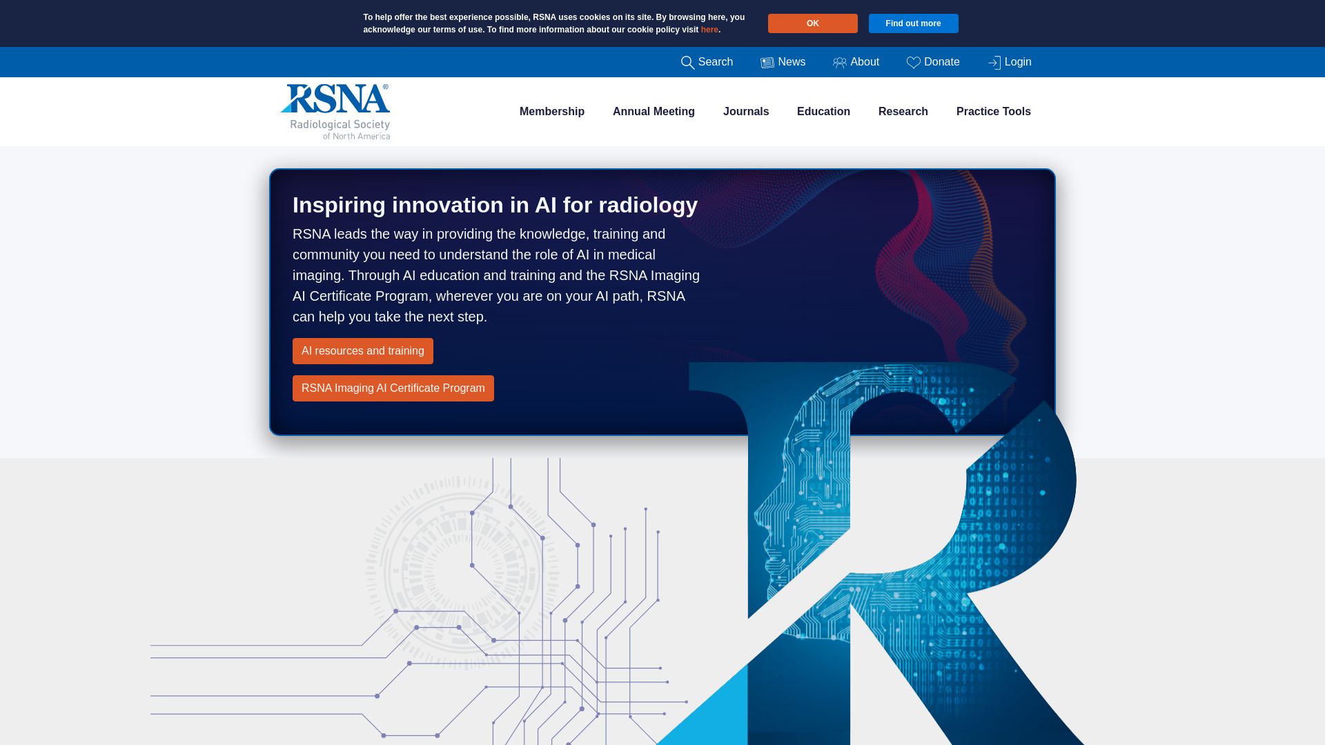 Website status rsna.org is   ONLINE