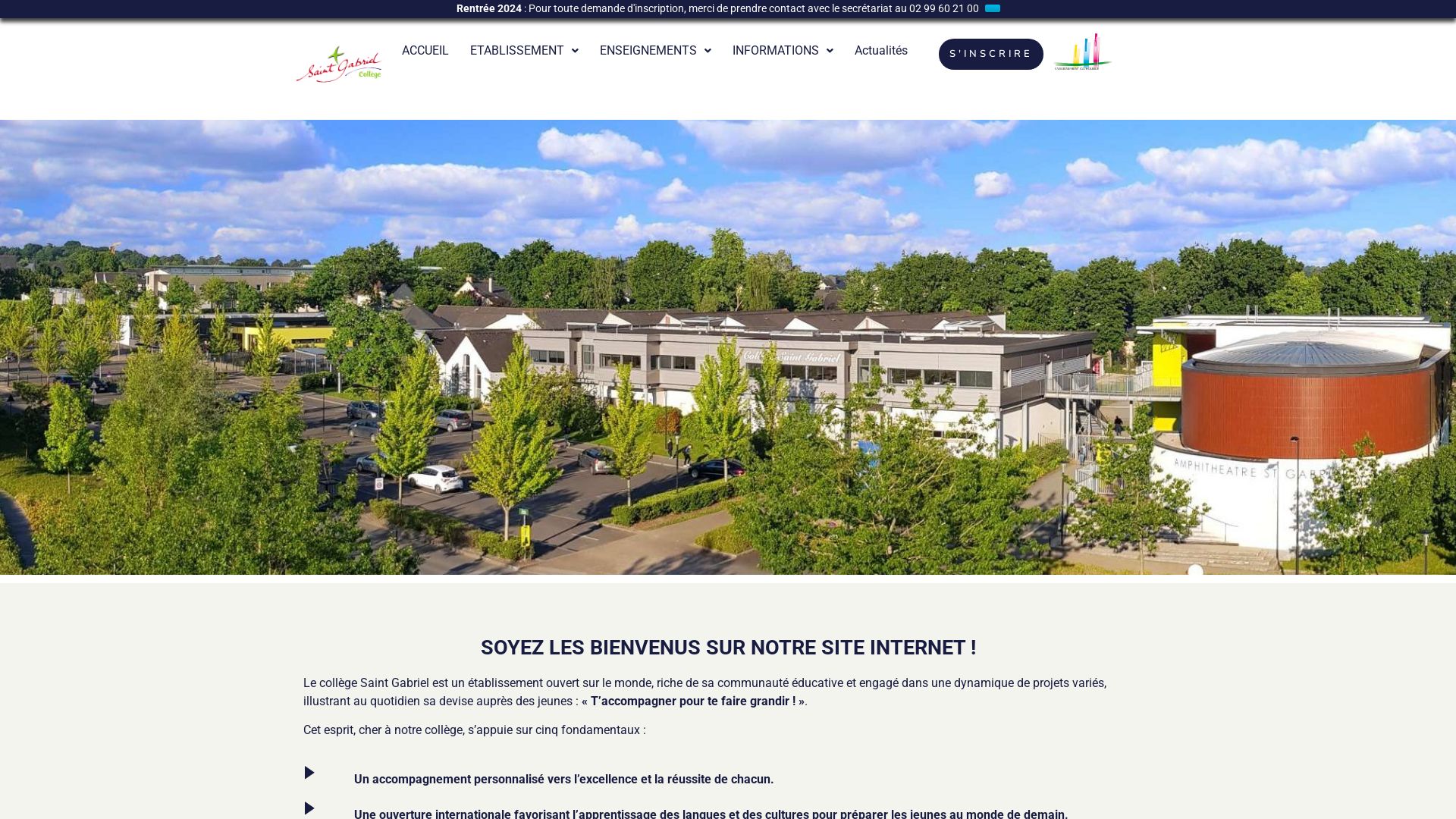 Website status saintgabriel35.fr is   ONLINE