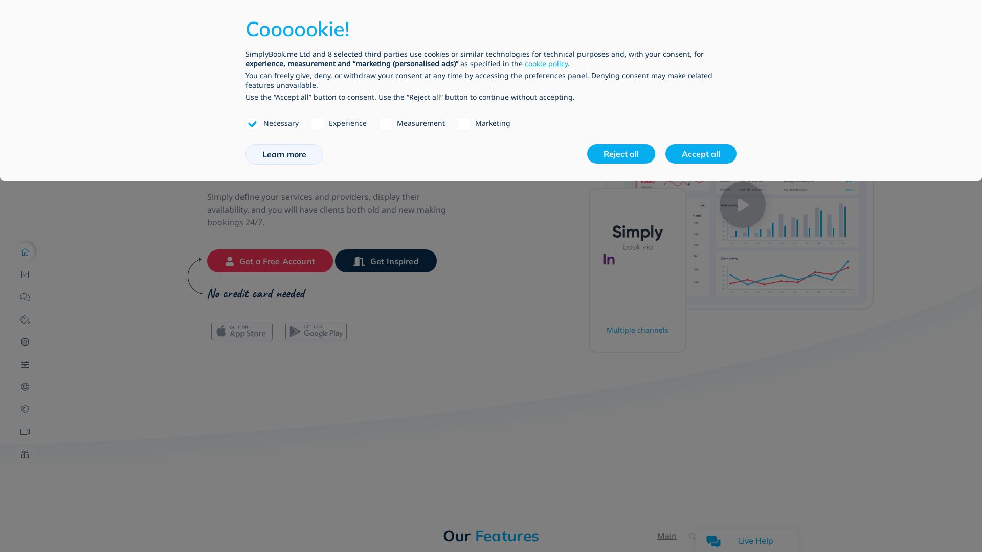 Website status simplybook.me is   ONLINE