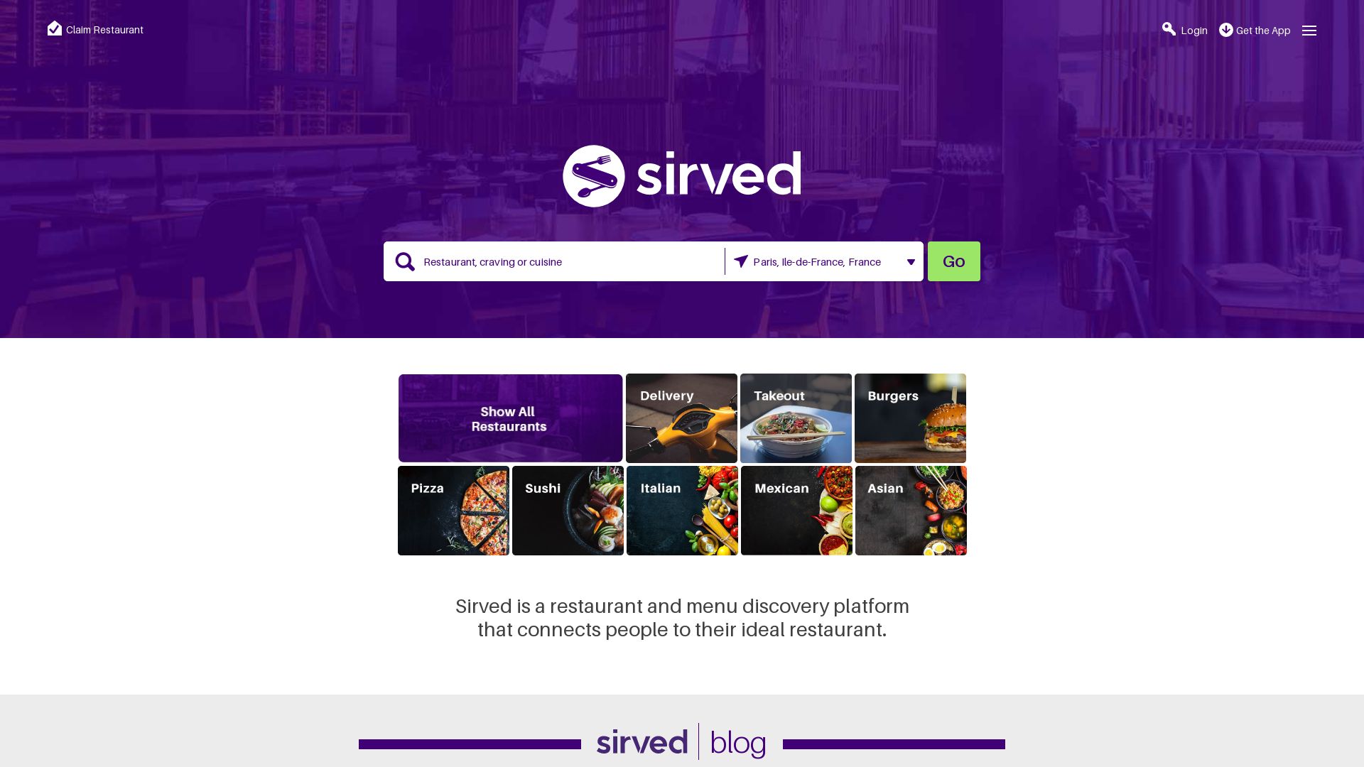 Website status sirved.com is   ONLINE