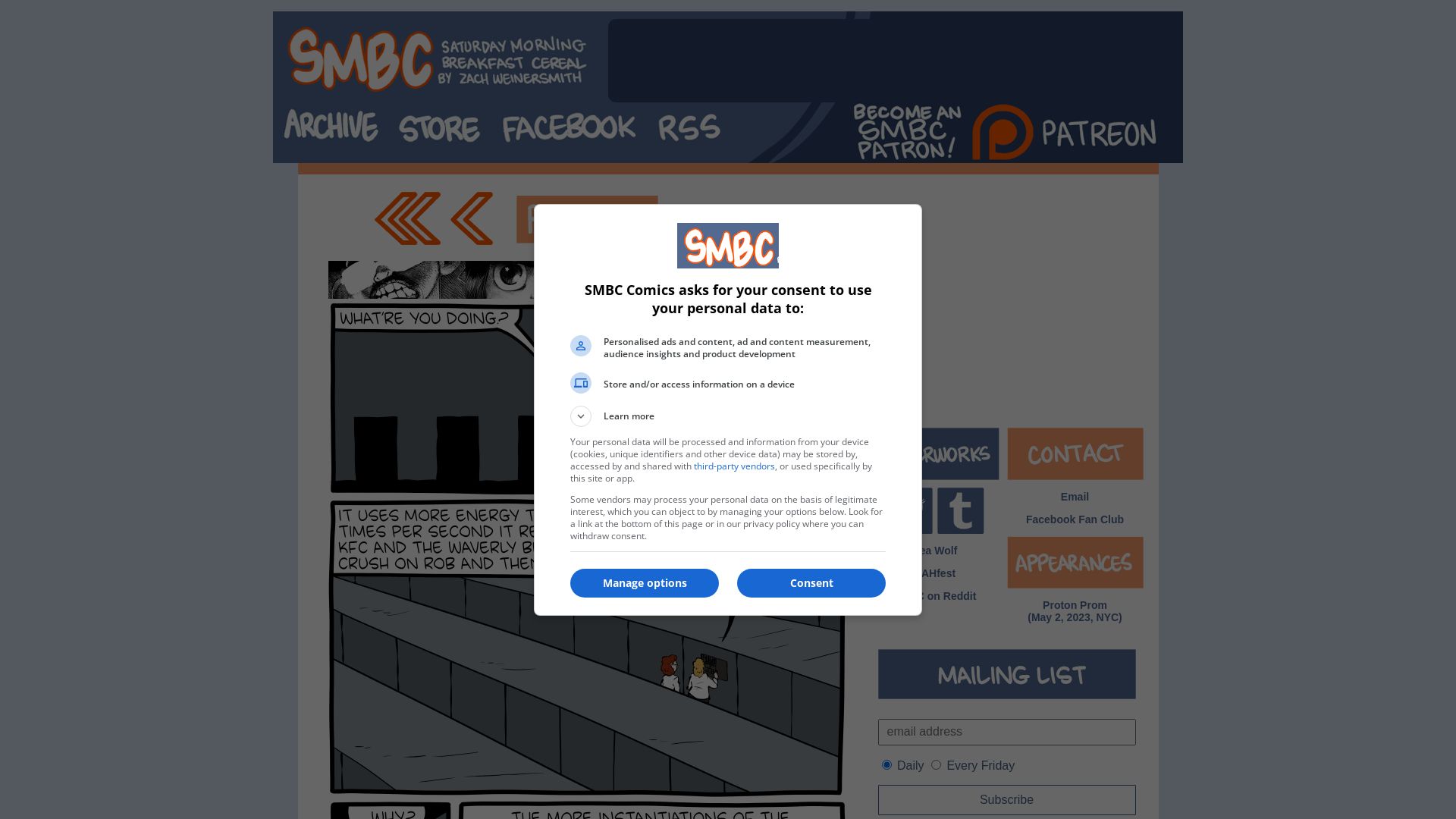 Website status smbc-comics.com is   ONLINE