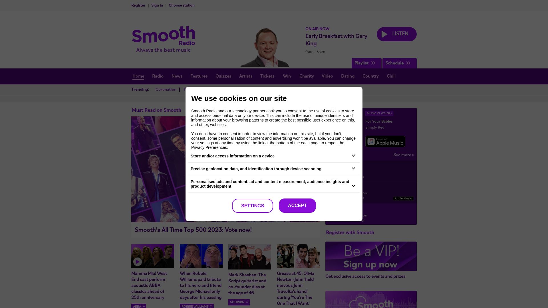 Website status smoothradio.com is   ONLINE