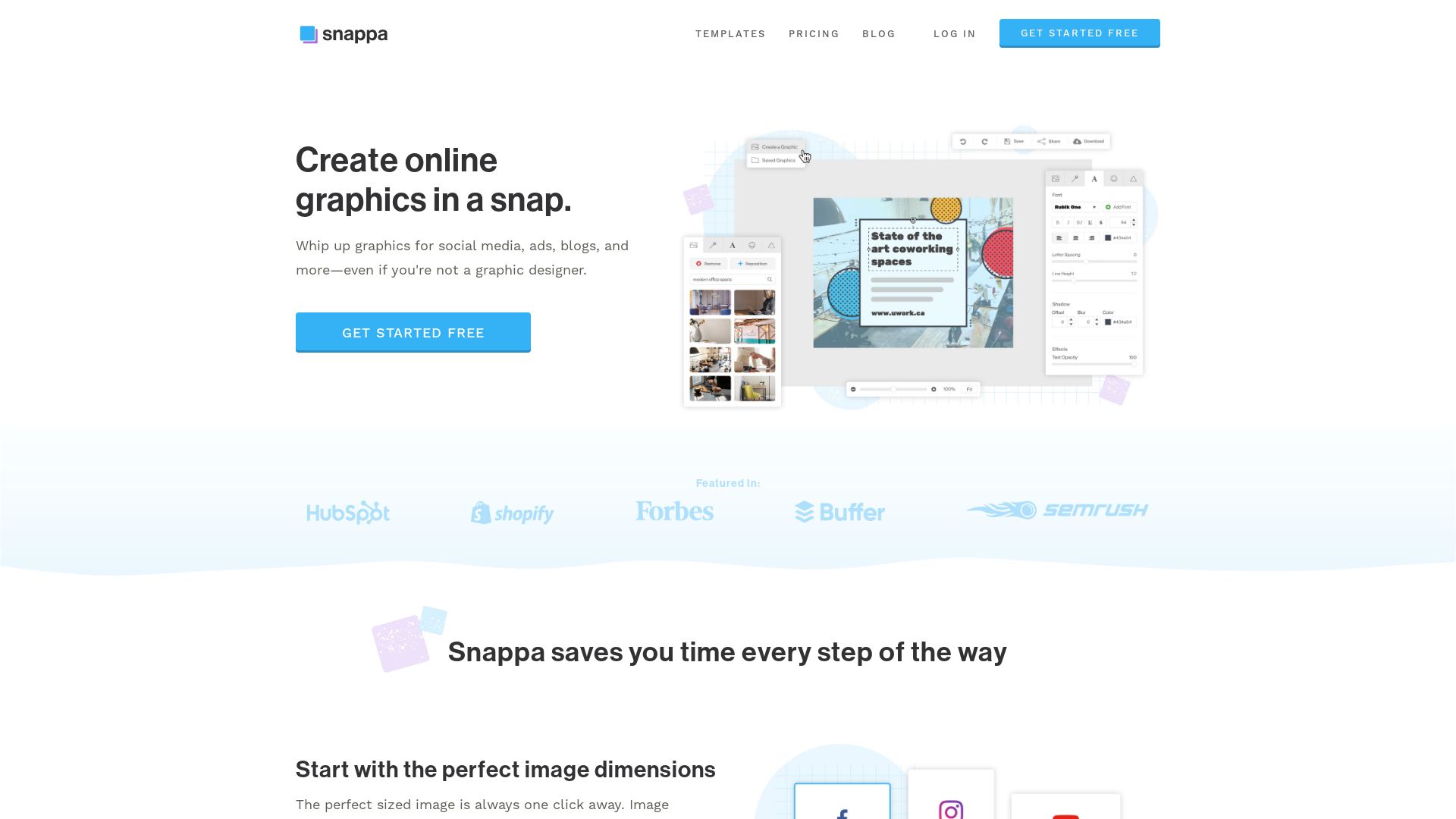 Website status snappa.com is   ONLINE