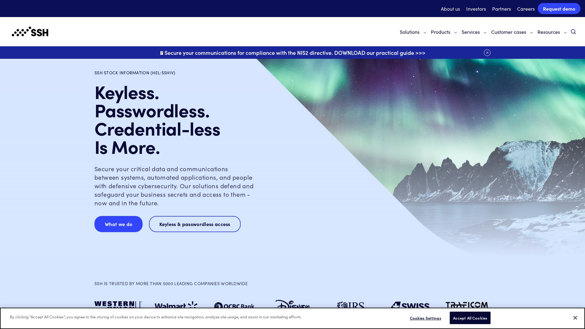 Website status ssh.com is   ONLINE